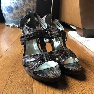 These beautiful pumps are too high for me.